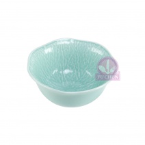 【大同磁器】FA0007綠荷葉碗- 4.5吋 (16入/箱)