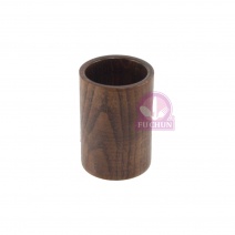 W012-7010 木製圓型帳單桶(胡桃色) 7*10cm