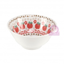 【日本進口】紅蘋果陶瓷 5.5吋 飯碗 Φ14*H6.5cm