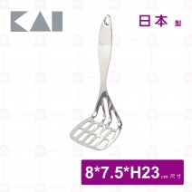 【日本貝印】DE-5698 亮面L型壓泥器 薯泥器