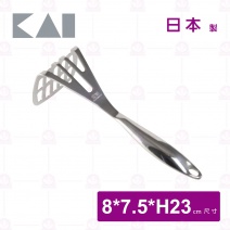 【日本貝印】DE-5698 亮面L型壓泥器 薯泥器