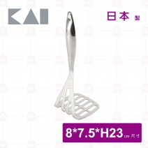 【日本貝印】DE-5698 亮面L型壓泥器 薯泥器