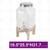 玻璃冷飲壺  8L/19.5x25.5xH31.5cm