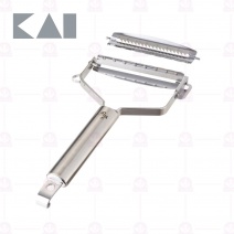 【日本貝印】DH-3301 關孫六寬面刮皮器(平/粗) 28cm