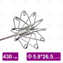 樂司不銹鋼手壓攪拌器