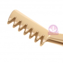 帶斜角夾子 27.5cm  米色