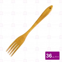【菊川本味】K61-4 加長木沙拉叉36cm