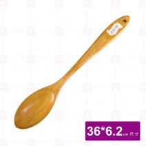 【菊川本味】K61-3 加長木沙拉匙36x6.2cm