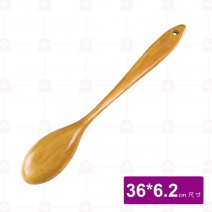 【菊川本味】K61-3 加長木沙拉匙36x6.2cm