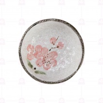 3.5吋紅梅圓碟(PLQ1-3 ) Φ8.8x3.5cm