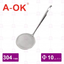 【A-OK】 304不銹鋼 日式油渣網 Φ10x28cm