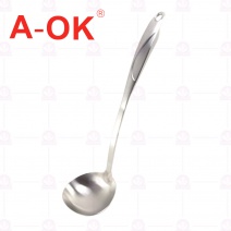【A-OK】 304不銹鋼 美人魚湯杓 杓口徑9.3cm 柄長28cm