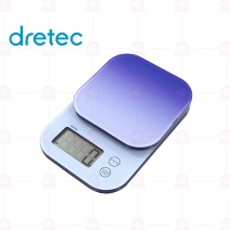 【日本dretec】炫色 料理電子秤 漸層藍 2kg/0.1