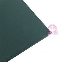 綠色 十字紋MENU本 含膠套5張 32x25cm