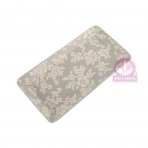 灰色百花紋 小費盤 19.5x10.5xH1.5cm