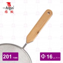【雅緻Argus】木柄雙層濾網-Φ16cm