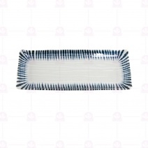 【日本進口】千段十草 9吋長角皿 27x11.1xH2.8cm