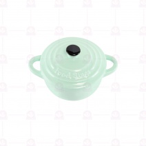 雙耳湯盅 3.5吋(附蓋) 綠色 250cc