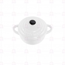 雙耳湯盅 3.5吋(附蓋) 白色 250cc