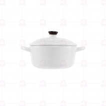 雙耳湯盅 3.5吋(附蓋) 白色 250cc