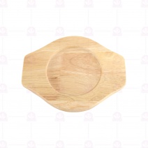 【菊川本味】鑄鐵爐座-木墊 19.7x15.6xH1.8cm