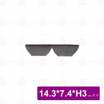 DC60394 二格碟 14.3x7.4xH3cm