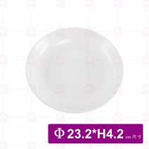 【LihTay】深圓盤-白 Φ23.2xH4.2cm(12入/盒)
