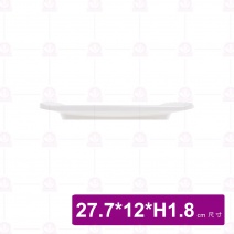 【LihTay】長方盤-白 27.7x12xH1.8cm(12入/盒)