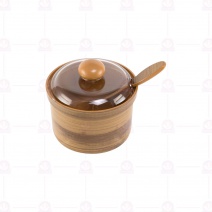 B011竹子紋佐料罐 大 Φ9xH6cm/230-5111