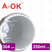 【A-OK】 #304陶瓷內膽保溫杯 紅色 350cc