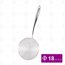 HC18 不銹鋼撈網(空心柄) Φ18cm