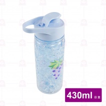 【KOM】雙層冰晶杯(藍) 430cc