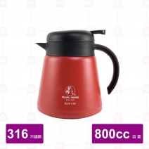 寶馬牌 316#保溫咖啡壺 紅800cc