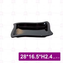 【台灣美耐】WH711長方造型盤金采  (5入/盒)