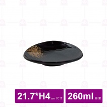【台灣美耐】WH608三角盤金采21.7x21.7x4cm (5入/盒)