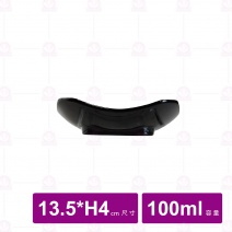 【台灣美耐】WH5005 四方造型碟 金采  (5入/盒)