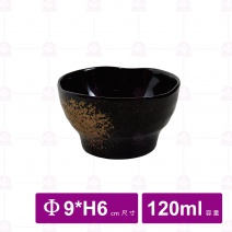 【台灣美耐】WH103 造型碗 金采  9x6cm (10入/盒)