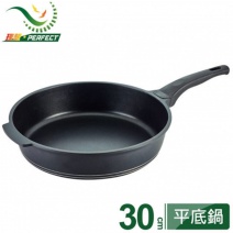 【PERFECT理想】日式黑金鋼深型平底鍋-30cm無蓋