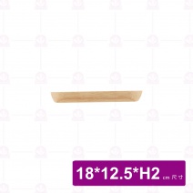 【菊川本味】M152-18圓角橡膠木盤(平底長方) 18x12.5x