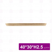 【菊川本味】M152-40圓角橡膠木盤(平底長方) 40x30x2.