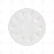 EA85-01-01  10格花瓣圓盤組(盤-Φ29.2cm/匙-11.7cm)