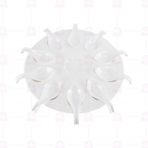 EA85-01-01  10格花瓣圓盤組(盤-Φ29.2cm/匙-11.7cm)