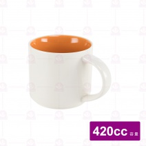 繽紛馬克杯 深橘Φ杯口9.78.8x底8.4cm