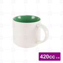 繽紛馬克杯 深綠Φ杯口9.78.8x底8.4cm