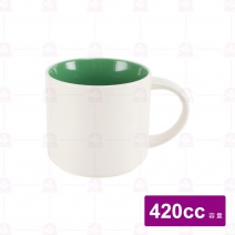 繽紛馬克杯 深綠Φ杯口9.78.8x底8.4cm