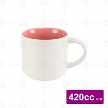 繽紛馬克杯 深粉紅Φ杯口9.78.8x底8.4cm