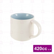 繽紛馬克杯 淺灰Φ杯口9.78.8x底8.4cm