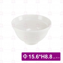 丼飯碗 白色 Φ15.6x8.8x碗底6.2cm