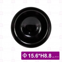 丼飯碗 黑色 Φ15.6x8.8x碗底6.2cm