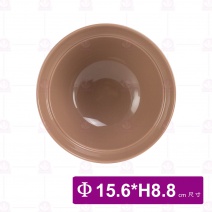 丼飯碗 咖啡色 Φ15.6x8.8x底6.2cm